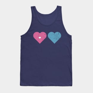 Little Family Double Heart n Baby T Shirt for Anniversary Tank Top